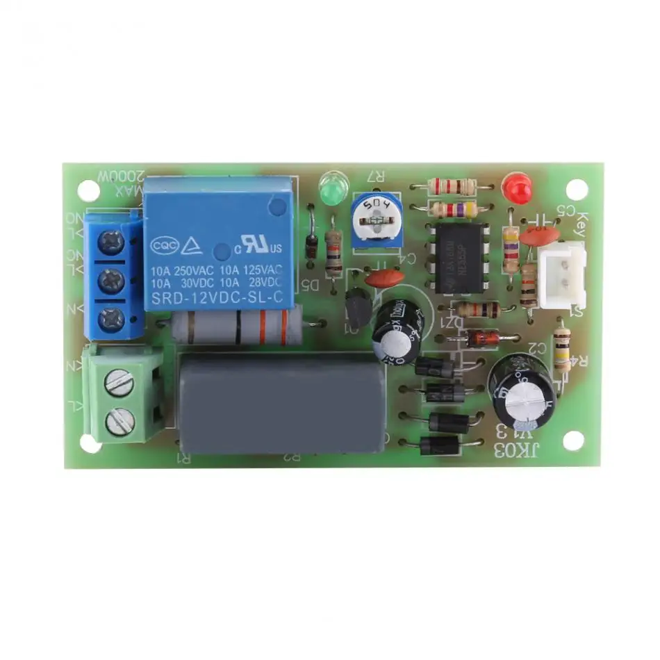 AC220V Relay Timer Module Switch Trigger Time Delay Circuit Timer Cycle Adjustabl Timer Delay Switch Module
AC220V Relay Timer Module Switch Trigger Time Delay Circuit Timer Cycle Adjustabl Timer Delay Switch Module