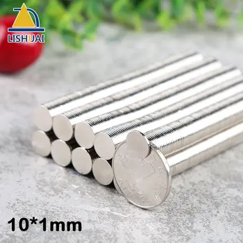 LISHUAI D10 mm x 1mm Magnetic Materials N35 Neodymium Magnet Mini Disc Magnet 200pcs/300pcs/500pcs/1000pcs
LISHUAI D10 mm x 1mm Magnetic Materials N35 Neodymium Magnet Mini Disc Magnet 200pcs/300pcs/500pcs/1000pcs