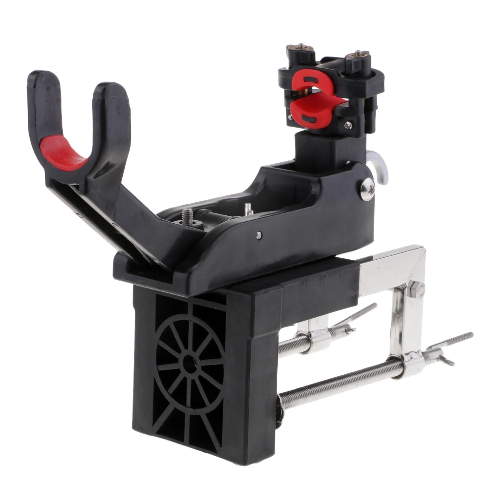 Fishing Rod Holder Nylon & Aluminum Alloy for Boat Kayak Yacht Rack Equipment Clam on Mounting Max Clamp Fishing Rod Holder Rest
Fishing Rod Holder Nylon & Aluminum Alloy for Boat Kayak Yacht Rack Equipment Clam on Mounting Max Clamp Fishing Rod Holder Rest