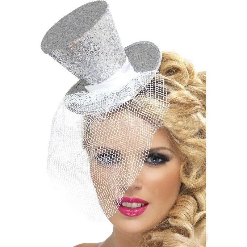 New Bride Top Hat Headband Women Girls Adults Headwear with Veil Birthday Wedding Party Favors
New Bride Top Hat Headband Women Girls Adults Headwear with Veil Birthday Wedding Party Favors