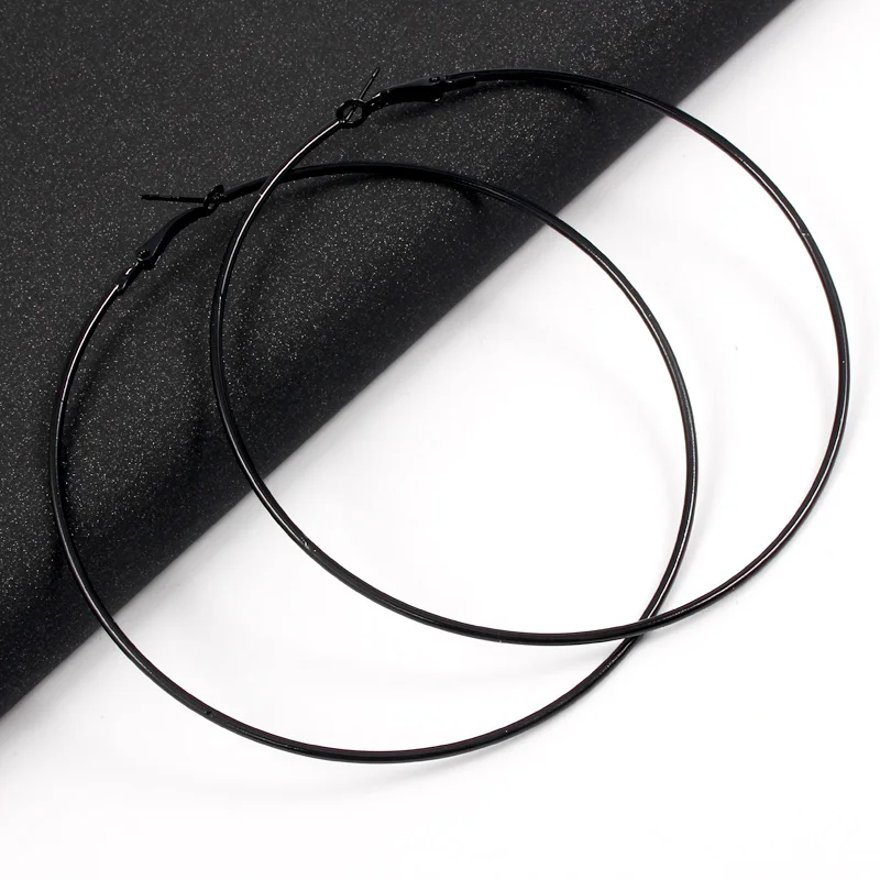 Dayoff Round Big Hoop Earrings Women Punk White Black Purple rMax Circle Earrings Women Jewelry Punk Brincos Pendientes E0329
Dayoff Round Big Hoop Earrings Women Punk White Black Purple rMax Circle Earrings Women Jewelry Punk Brincos Pendientes E0329