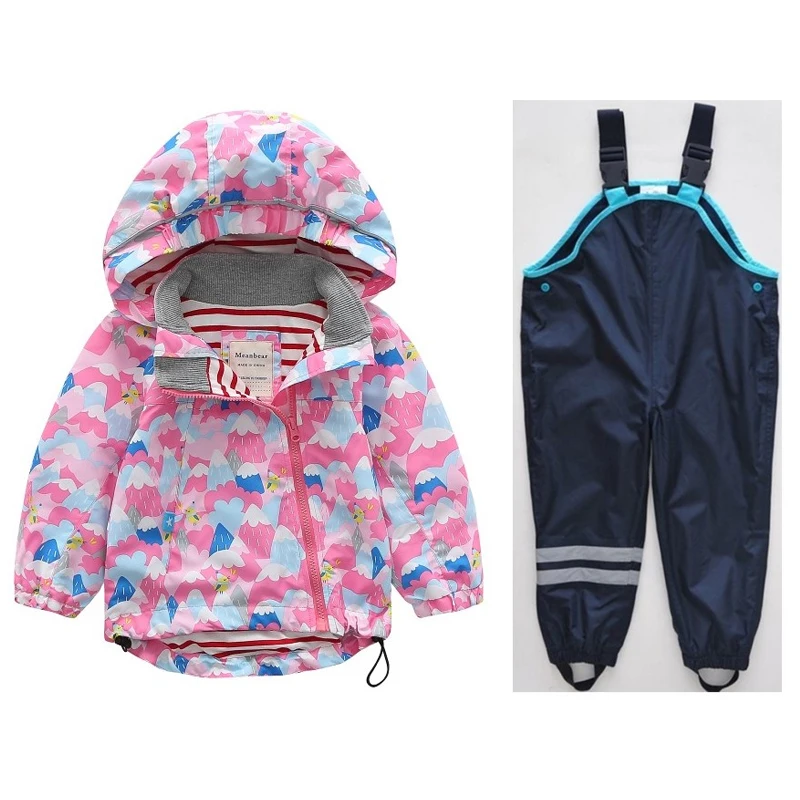 Spring and Autumn Children's Hooded Windproof Jacket Waterproof Boys and Girls Spring and Autumn Jackets + Pants
Spring and Autumn Children's Hooded Windproof Jacket Waterproof Boys and Girls Spring and Autumn Jackets + Pants