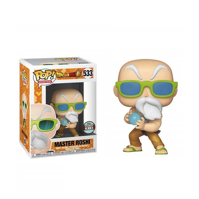 FUNKO POP Japanese Amine Dragon Ball Master Roshi 533# Vinyl Action Figure Collectible Model Toys for Children Christmas gift
FUNKO POP Japanese Amine Dragon Ball Master Roshi 533# Vinyl Action Figure Collectible Model Toys for Children Christmas gift