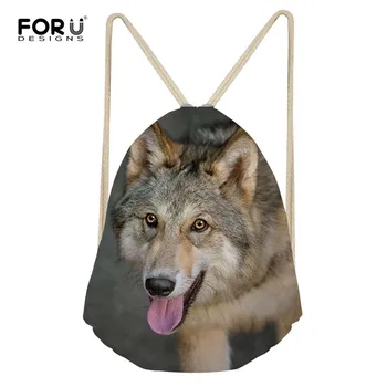 FORUDESIGNS Wolf Print Drawstring Bags for Children Girls Boys Women Casual School Small Backpacks Men Travel Mochilas Escolar
FORUDESIGNS Wolf Print Drawstring Bags for Children Girls Boys Women Casual School Small Backpacks Men Travel Mochilas Escolar