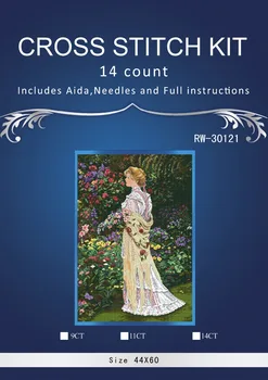 Top Quality beautiful nostalgic counted cross stitch kit dimensions 35119 In Her Garden lady woman girl Similar DMC threads
Top Quality beautiful nostalgic counted cross stitch kit dimensions 35119 In Her Garden lady woman girl Similar DMC threads