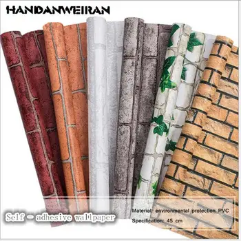 45*100CM DIY Europe Imitation Brick Style PVC Adhesive Waterproof Wall Paper Dining-room Background Wall Sticker Parlor Mural
45*100CM DIY Europe Imitation Brick Style PVC Adhesive Waterproof Wall Paper Dining-room Background Wall Sticker Parlor Mural