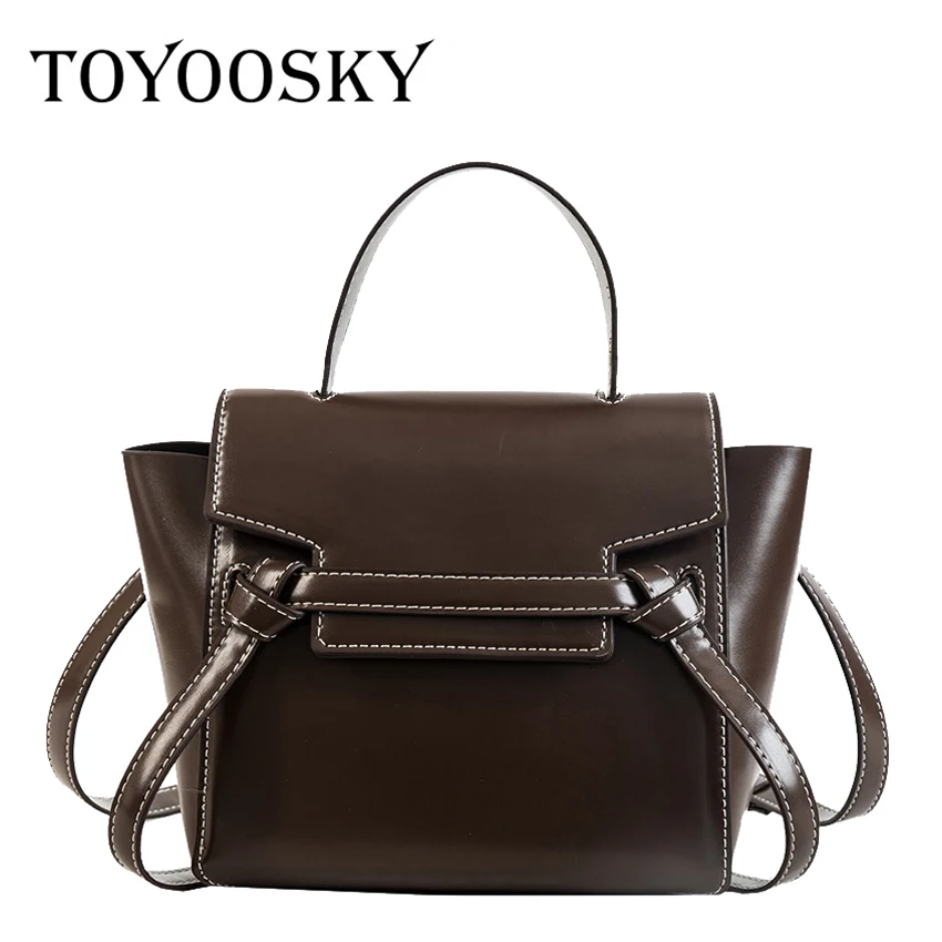 TOYOOSKY Brand Leather Crossbody Bags Female Designer Handbag High Quality Belt Knot Shoulder Bags Luxury Trapeze Bags For Women
TOYOOSKY Brand Leather Crossbody Bags Female Designer Handbag High Quality Belt Knot Shoulder Bags Luxury Trapeze Bags For Women