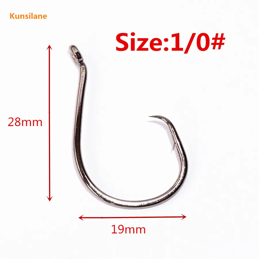 50pcs 1/0 High Carbon Steel Chemically Sharpened Octopus Circle Fishing Hooks 7385 Ocean offset fishhooks
50pcs 1/0 High Carbon Steel Chemically Sharpened Octopus Circle Fishing Hooks 7385 Ocean offset fishhooks
