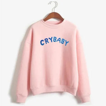 Cry Baby Hoodie Women Funny Kawaii Pink Sweatshirt Female Long Sleeve Pullovers Warm Coats Harajuku Streetwear Womens Sweatshirt 
Cry Baby Hoodie Women Funny Kawaii Pink Sweatshirt Female Long Sleeve Pullovers Warm Coats Harajuku Streetwear Womens Sweatshirt