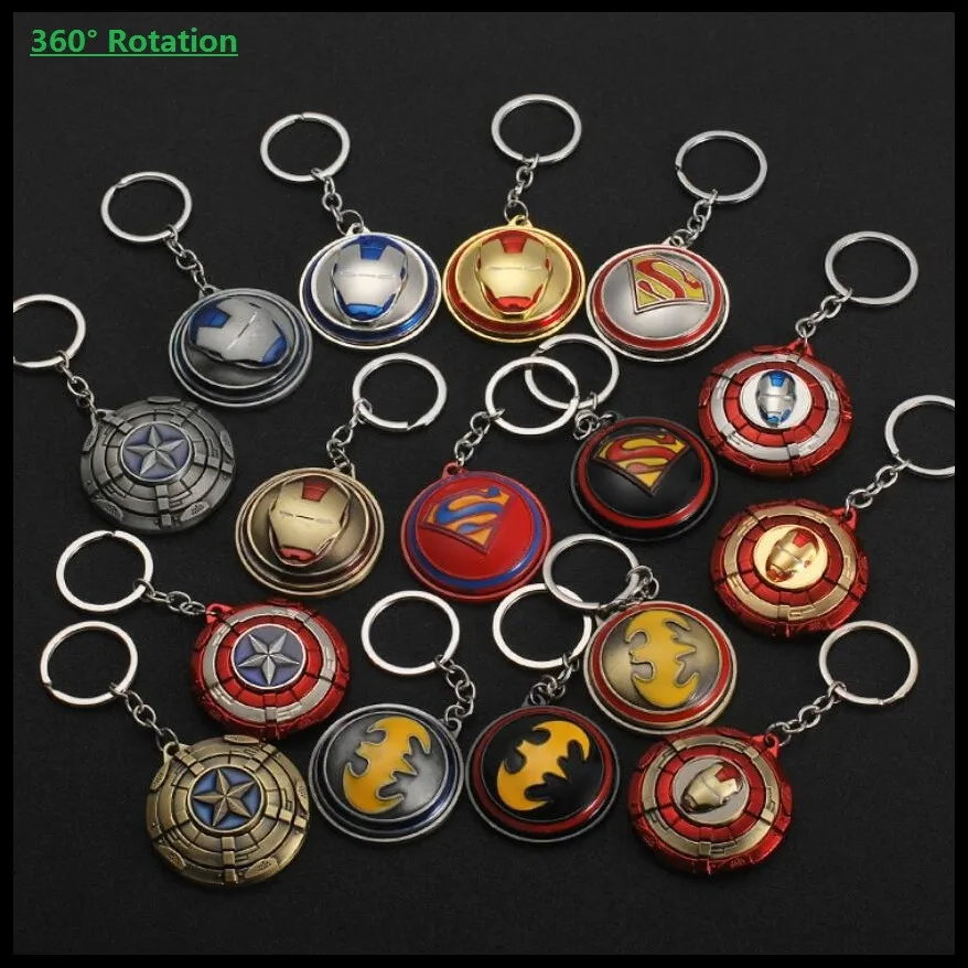2019 NEW Fashion 360° Rotation American Captain , Batman , Superman ,Iron man , Deadpool Car Keychain Man,Girls Bag Key Chain
2019 NEW Fashion 360° Rotation American Captain , Batman , Superman ,Iron man , Deadpool Car Keychain Man,Girls Bag Key Chain