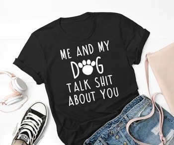 Me and My Dog Talk Shit About You T-Shirt Funny Stylish Dog Slogan Tee Aesthetic Cotton dog lover Trendy Dog Vintage Tops
Me and My Dog Talk Shit About You T-Shirt Funny Stylish Dog Slogan Tee Aesthetic Cotton dog lover Trendy Dog Vintage Tops