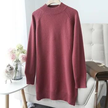 Women Sweaters Thick Warm Jumpers 100% Pure Cashmere Knitting Pullovers New Arrival Long Style 7Colors Ladies Clothes Girls Tops
Women Sweaters Thick Warm Jumpers 100% Pure Cashmere Knitting Pullovers New Arrival Long Style 7Colors Ladies Clothes Girls Tops