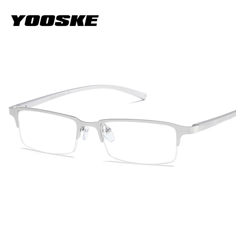 YOOSKE Mens Business Glasses Transparent Lens Aluminum Magnesium Eyeglasses Frame Male Blue Light Filter Eyewear frames
YOOSKE Mens Business Glasses Transparent Lens Aluminum Magnesium Eyeglasses Frame Male Blue Light Filter Eyewear frames