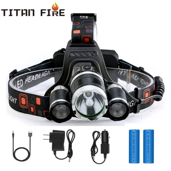 Rechargeable High Lumens LED Headlamp LED Headlight Flashlight Waterproof 4 Lighting Modes Use Fishing Camping Night Cycling
Rechargeable High Lumens LED Headlamp LED Headlight Flashlight Waterproof 4 Lighting Modes Use Fishing Camping Night Cycling