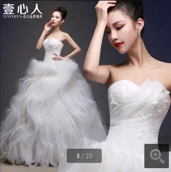 2015 lovely ball gown white ruffled pleated gorgeous lace wedding dresses strapless sweetheart neck bridal gowns
2015 lovely ball gown white ruffled pleated gorgeous lace wedding dresses strapless sweetheart neck bridal gowns
