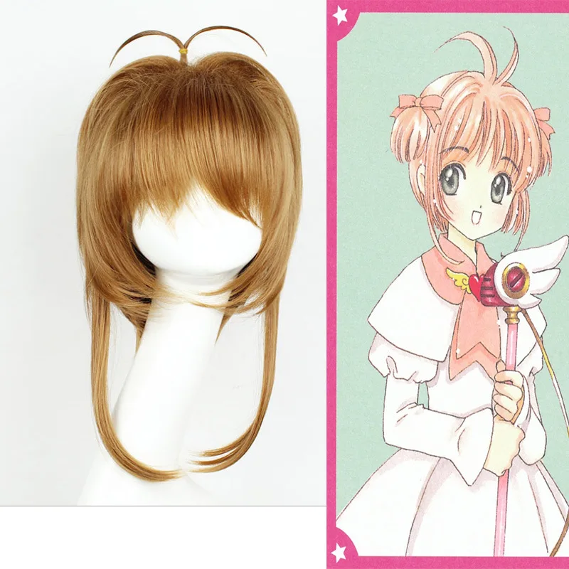 Anime Card Captor KINOMOTO SAKURA Cosplay Wig Halloween Party Stage Play Hair For Women/girls
Anime Card Captor KINOMOTO SAKURA Cosplay Wig Halloween Party Stage Play Hair For Women/girls