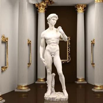 Art Sculpture Resin David Full-Length Portrait Statue Michelangelo Buonarroti Home Decorations 41.5cm R910
Art Sculpture Resin David Full-Length Portrait Statue Michelangelo Buonarroti Home Decorations 41.5cm R910