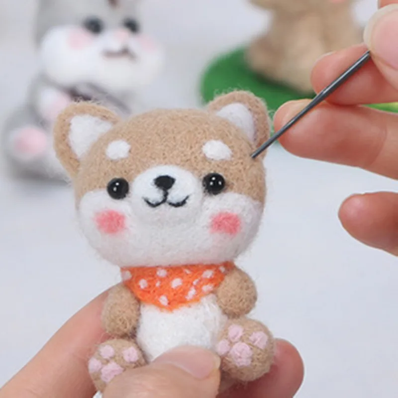 1Set 2019 Fashion Custom Dog Doll Wool Felt Craft DIY Non Finished Poked Set Handcraft Kit for Needle Material Bag Pack
1Set 2019 Fashion Custom Dog Doll Wool Felt Craft DIY Non Finished Poked Set Handcraft Kit for Needle Material Bag Pack