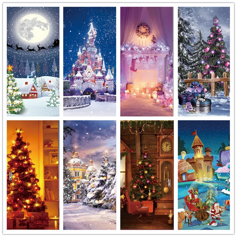 Merry Christmas Door Stickers Waterproof Self-adhesive Wallpaper For DIY New Year Decoration Wood Door Renovation Mural Decals
Merry Christmas Door Stickers Waterproof Self-adhesive Wallpaper For DIY New Year Decoration Wood Door Renovation Mural Decals
