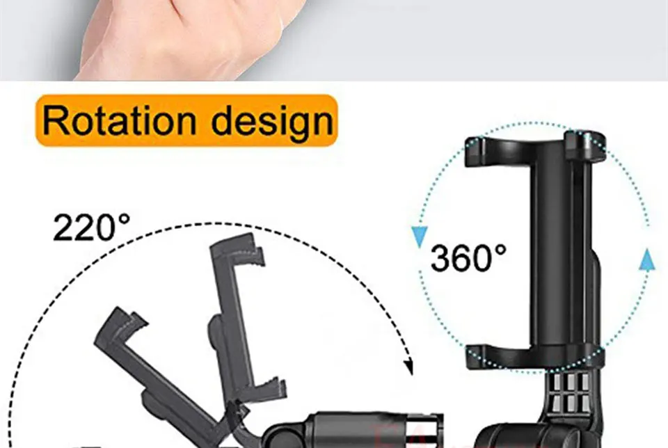 3 in 1 Wireless Bluetooth Selfie Stick For iPhone 8 X 7 6s Plus Foldable Handheld Monopod Shutter Remote Extendable Mini Tripod