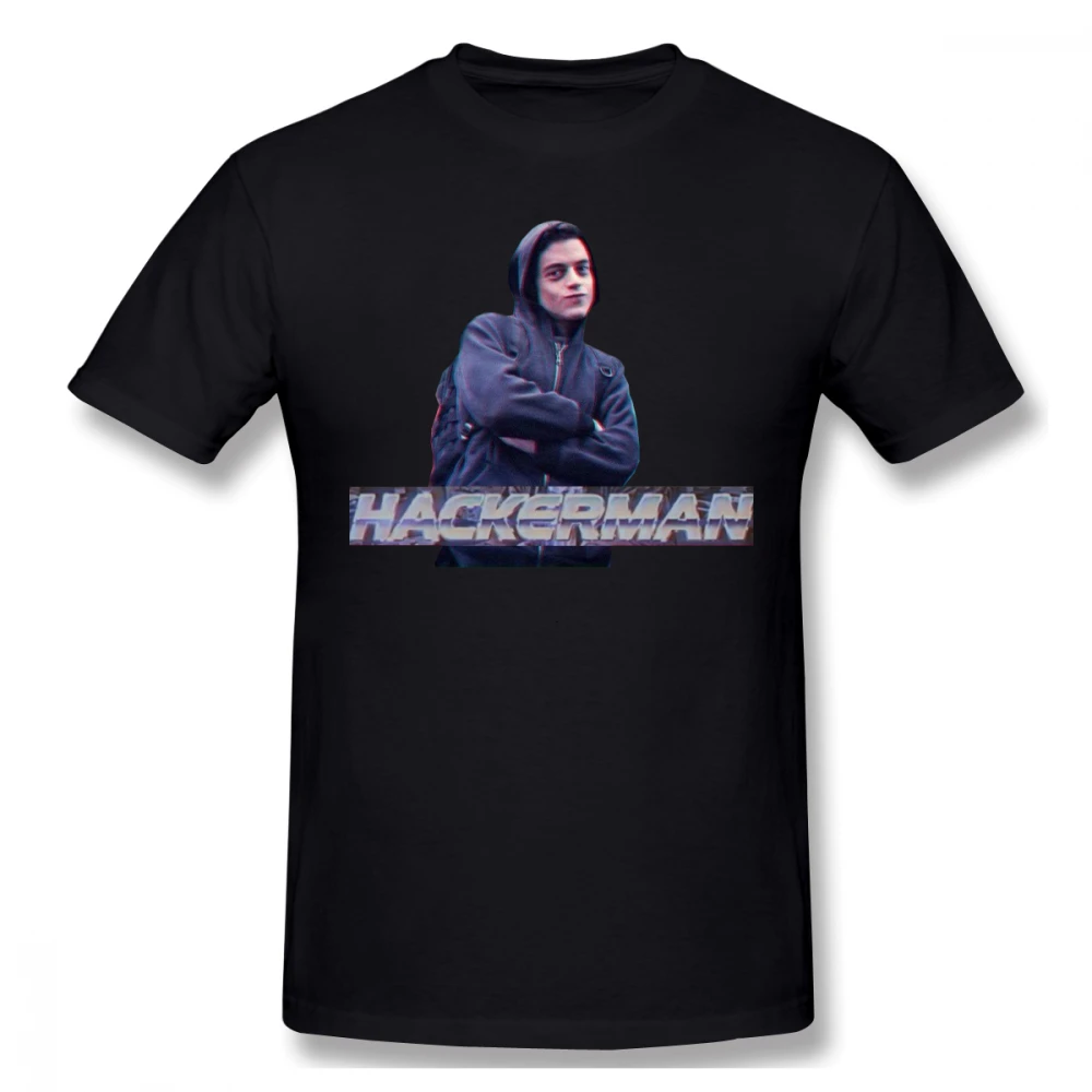 Hacker T Shirt HACKERMAN Mr Robot T-Shirt 100 Cotton Short Sleeve Tee Shirt XXX Cute Male Print Beach Tshirt
Hacker T Shirt HACKERMAN Mr Robot T-Shirt 100 Cotton Short Sleeve Tee Shirt XXX Cute Male Print Beach Tshirt