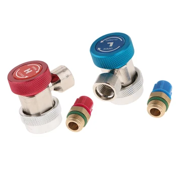 2Pieces AC R134A Quick Connector Adapter Coupler Auto Manifold Gauge Thread Joint
2Pieces AC R134A Quick Connector Adapter Coupler Auto Manifold Gauge Thread Joint