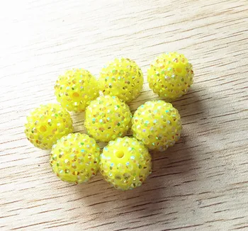 20mm 100Pcs/lot yellow color (Neon effect) AB Resin Rhinestone Chunky Beads,for chunky beads necklace
20mm 100Pcs/lot yellow color (Neon effect) AB Resin Rhinestone Chunky Beads,for chunky beads necklace