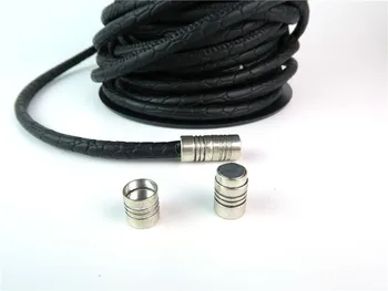For 6MM Round Leather Supplies magnet Clasp long and round Antique Silver bracelet Components
For 6MM Round Leather Supplies magnet Clasp long and round Antique Silver bracelet Components