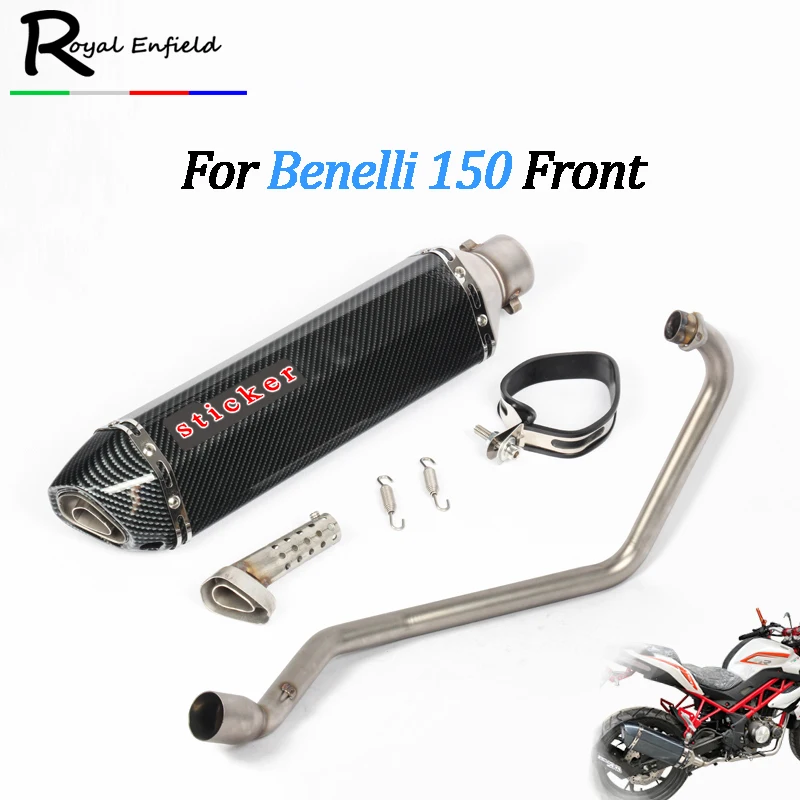 For Benelli 150 Motorcycle Full Exhaust System Pipe Escape Moto Front Link Middle Connecting Pipe For BENELLI 150 TNT150 BN010
For Benelli 150 Motorcycle Full Exhaust System Pipe Escape Moto Front Link Middle Connecting Pipe For BENELLI 150 TNT150 BN010