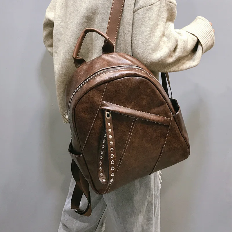 Simple color and large capacity shoulder bag 2019 new women's bag Baitao leisure student schoolbag lady Backpack
Simple color and large capacity shoulder bag 2019 new women's bag Baitao leisure student schoolbag lady Backpack