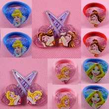¡Venta caliente! 2 unids/lote hermosa princesa Alice muñeca accesorios para el cabello accesorios nieve blanco horquilla cuerda Juguetes(China)