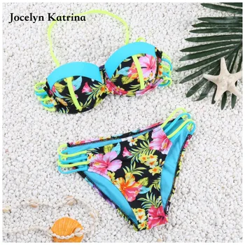 Jocelyn Katrina summer sexy beach women bikini 2016 New Arrival flower Print Low Waist plus size Natural Color Bikinis Set
Jocelyn Katrina summer sexy beach women bikini 2016 New Arrival flower Print Low Waist plus size Natural Color Bikinis Set
