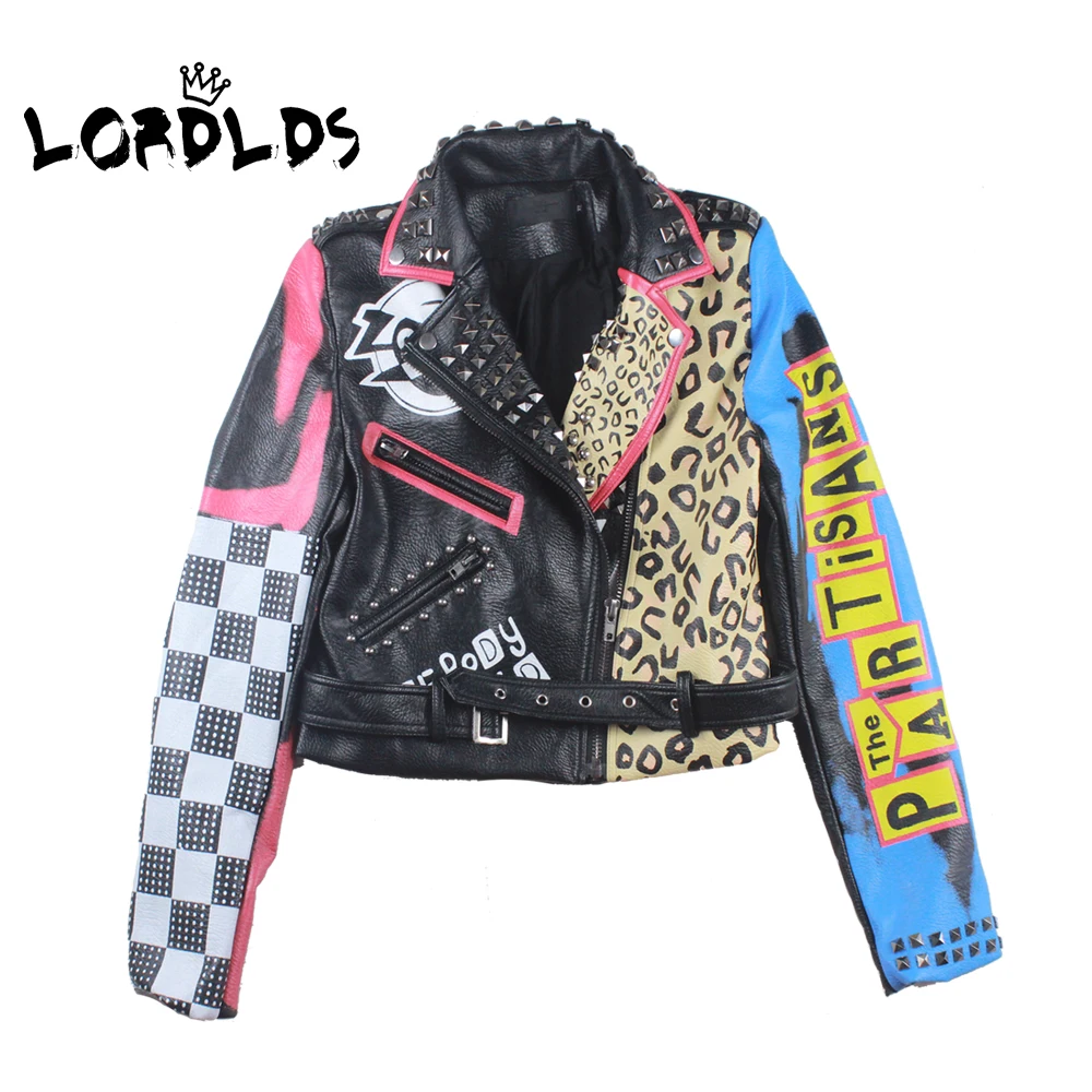 LORDLDS Black Leather Vest Women Motorcycle Streetwear Pu leather Sleeveless Jacket Female Steampunk Print Biker WaistCoat
LORDLDS Black Leather Vest Women Motorcycle Streetwear Pu leather Sleeveless Jacket Female Steampunk Print Biker WaistCoat