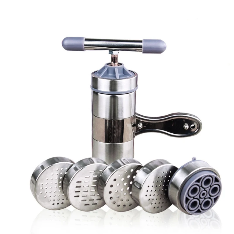 Manual Noodle Maker Press Pasta Machine Crank Cutter Fruits Cookware With 5 Pressing Molds Making Spaghetti Kitchenware
Manual Noodle Maker Press Pasta Machine Crank Cutter Fruits Cookware With 5 Pressing Molds Making Spaghetti Kitchenware