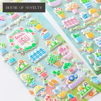 24 pcs/lot Pastoral Green Plants 3D Decorative Washi Stickers Scrapbooking Stick Label Diary Stationery Album Stickers
24 pcs/lot Pastoral Green Plants 3D Decorative Washi Stickers Scrapbooking Stick Label Diary Stationery Album Stickers