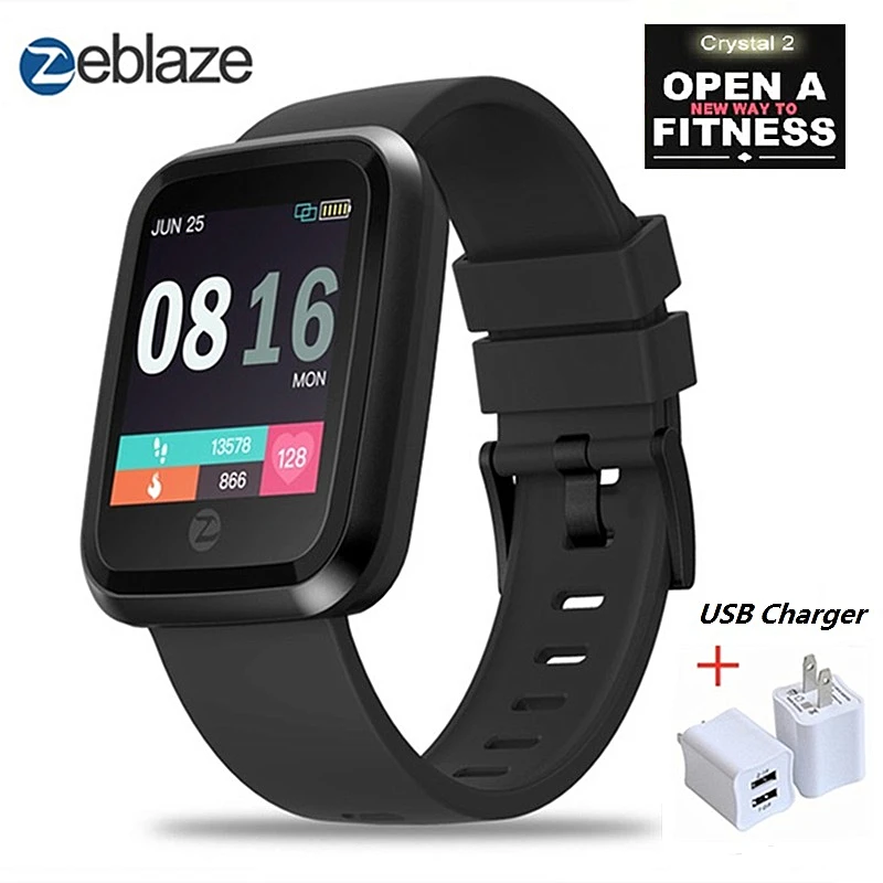Zeblaze Crystal 2 Smart Watch Men IP67 Waterproof Wearable Device Heart Rate Monitor Color Display Smartwatch For Android IOS
Zeblaze Crystal 2 Smart Watch Men IP67 Waterproof Wearable Device Heart Rate Monitor Color Display Smartwatch For Android IOS