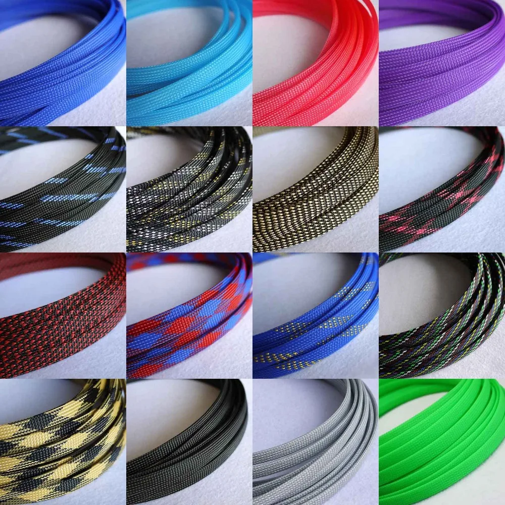 10mm Braided Expandable Sleeve PET Tight Wire Wrap High Density Insulated Cable Harness Line Protector Cover Sheath Single Color
10mm Braided Expandable Sleeve PET Tight Wire Wrap High Density Insulated Cable Harness Line Protector Cover Sheath Single Color