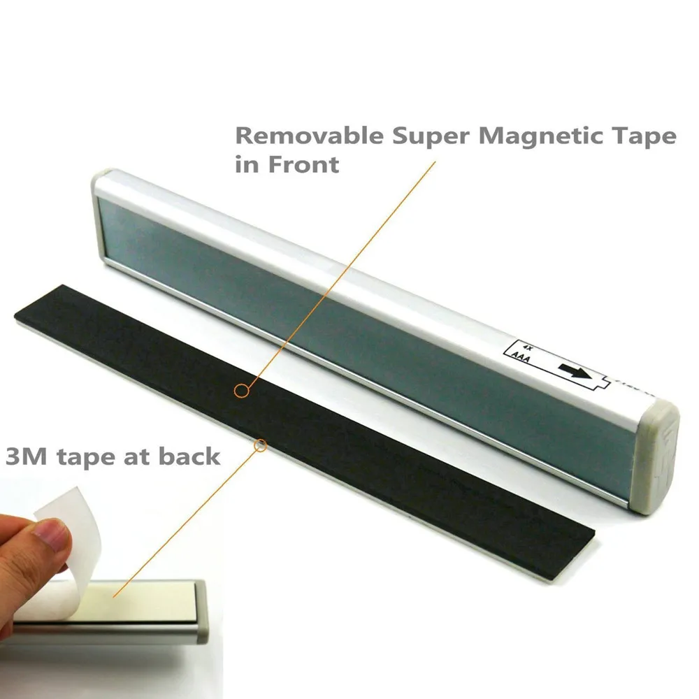 SuperNight PIR Motion Sensor LED Cabinet Light 10LEDs Paste Magnetic Wardrobe Cupboard Closet Kitchen Study Wall LED Night Light (3)