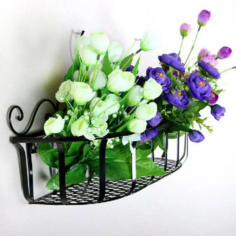 Wall Mounted Holder Hanging Flower Basket For Home Living Room Balcony Wall Mount Flower Pot Garden Decoration
Wall Mounted Holder Hanging Flower Basket For Home Living Room Balcony Wall Mount Flower Pot Garden Decoration