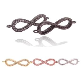 Eight Pendant Copper Metal Jewelry Accessories,Gold Rhodium Rose Gold plated Cubic Zircon Infinity Letter Handmade Connector
Eight Pendant Copper Metal Jewelry Accessories,Gold Rhodium Rose Gold plated Cubic Zircon Infinity Letter Handmade Connector