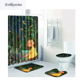 Free Shipping 4Pcs Timid Girl In Night Banyo Paspas Bathroom Carpet Toilet Bathmat Set Nonslip Tapis Salle De Bain Alfombra Bano
Free Shipping 4Pcs Timid Girl In Night Banyo Paspas Bathroom Carpet Toilet Bathmat Set Nonslip Tapis Salle De Bain Alfombra Bano
