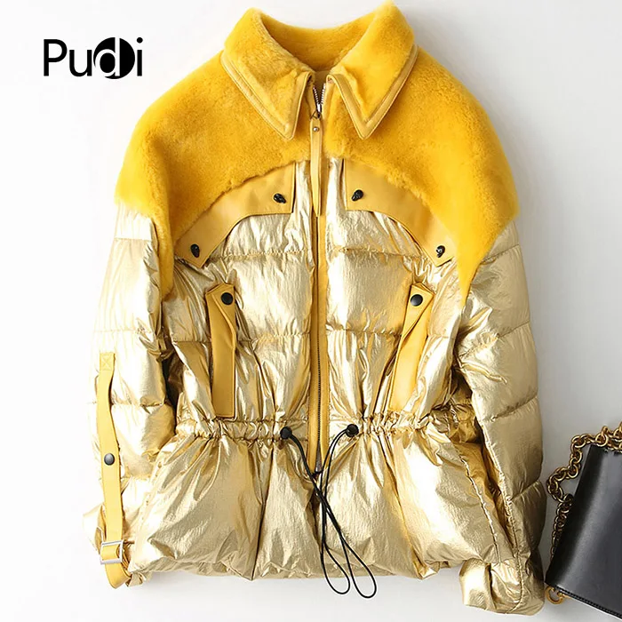 PUDI A18181 women's winter real Wool fur duck down warm jacket coat lady Long coat jacket overcoat
PUDI A18181 women's winter real Wool fur duck down warm jacket coat lady Long coat jacket overcoat