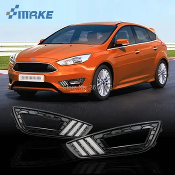 smRKE For Ford Focus 2015-2017 LED DRL Daytime Running Lights White Driving Light + Yellow Turn Signal Waterproof
smRKE For Ford Focus 2015-2017 LED DRL Daytime Running Lights White Driving Light + Yellow Turn Signal Waterproof