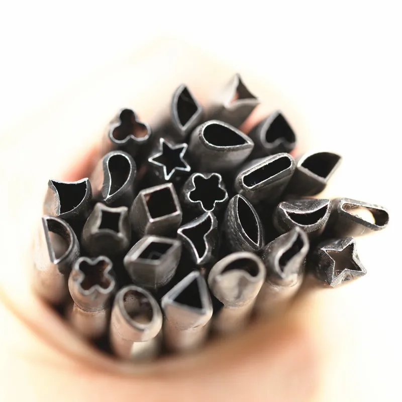 DIY leather punch tool leather 5mm shaped flower 24 flowers can choose star diamond punch tricks $9.90/lot(5pcs)
DIY leather punch tool leather 5mm shaped flower 24 flowers can choose star diamond punch tricks $9.90/lot(5pcs)