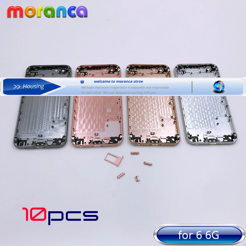 10pcs Back Housing For iPhone 6 6g 6S Back Battery Cover Rear Door Housing Case Middle Chassis Replacement Gold Grey Silver
10pcs Back Housing For iPhone 6 6g 6S Back Battery Cover Rear Door Housing Case Middle Chassis Replacement Gold Grey Silver