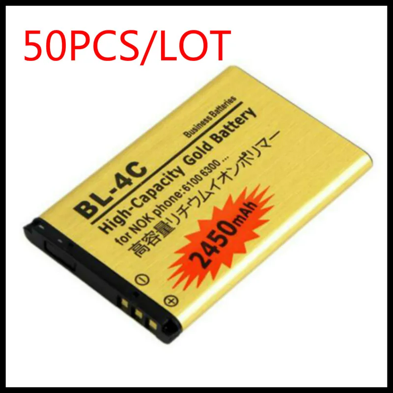 

50pcs/lot BL4C BL-4C Mobile phone Battery for Nokia 1202/ 1265/ 1325/ 1506/ 1508/ 1661/ 1706/ 2220s/ 2228 BATTERY 4C