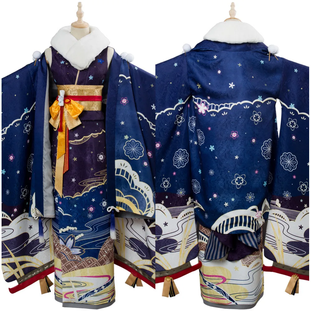 Game Azur Lane Ibuki Cosplay Costume Wish of a Snow Goddess Kimono Dress New Year Outfit Halloween Carnival Cosplay Costume
Game Azur Lane Ibuki Cosplay Costume Wish of a Snow Goddess Kimono Dress New Year Outfit Halloween Carnival Cosplay Costume