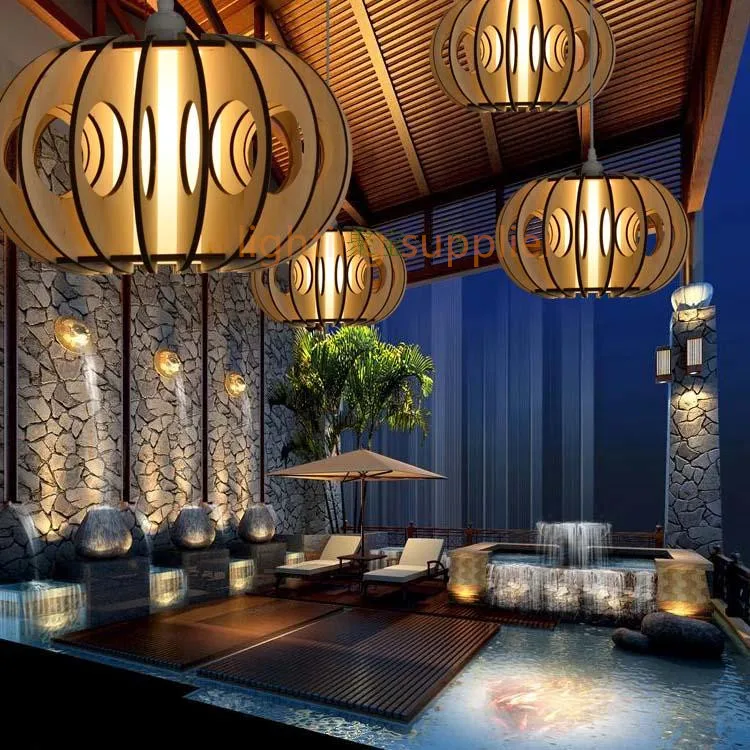 Chinese style Bamboo weaving droplight Japanese Thai hall restaurant study pastoral bedroom Wooden bamboo wood lamp droplight
Chinese style Bamboo weaving droplight Japanese Thai hall restaurant study pastoral bedroom Wooden bamboo wood lamp droplight