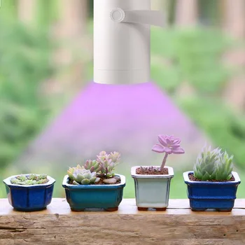7W White Aluminum LED Plant Grow Light 360 Degree Adjustable Indoor Plant Lights with Clip with Heat-sink Metal
7W White Aluminum LED Plant Grow Light 360 Degree Adjustable Indoor Plant Lights with Clip with Heat-sink Metal