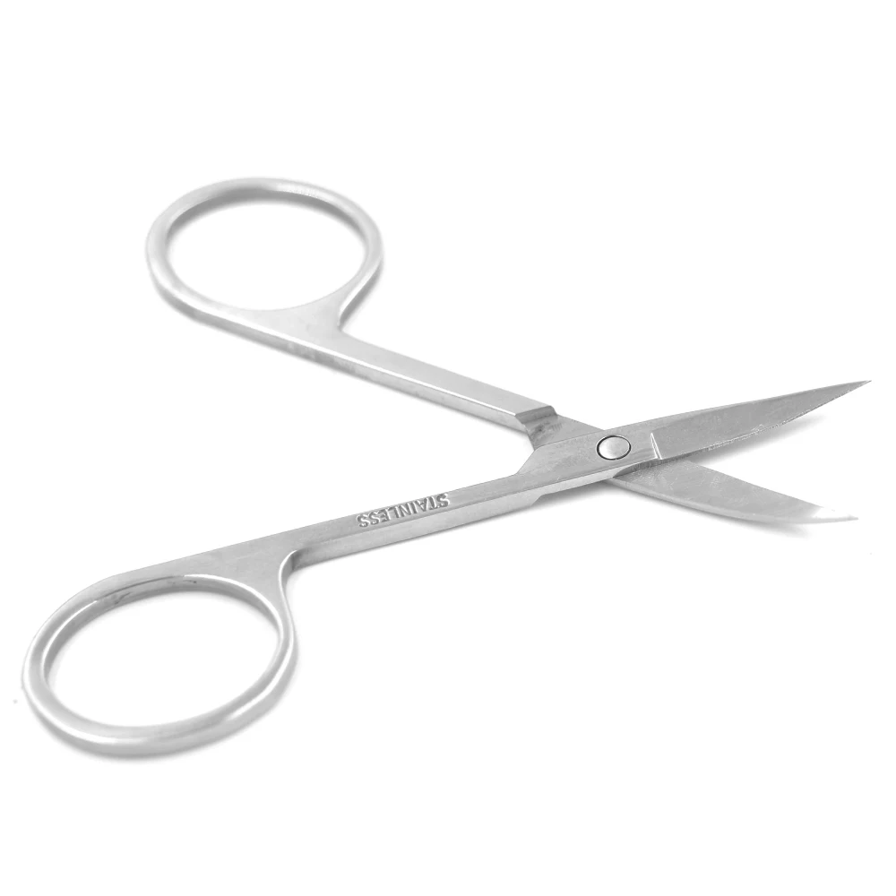 Curved Eyebrow Scissors Cuticle Nail Nipper Makeup Trimmer Remover Dead Skin Manicure Scissors Front Nail Tool
Curved Eyebrow Scissors Cuticle Nail Nipper Makeup Trimmer Remover Dead Skin Manicure Scissors Front Nail Tool